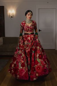 Ropa de Boda nupcial última llegada 2025 mejor calidad diseñador pesado dos tonos seda Lehenga Choli mejor precio proveedor de Surat - Product Image 3