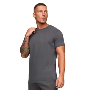 Men's Muscle Slim Fit <b>Polyester</b> Gym T <b>Shirts</b> Men Fashion Wear T <b>Shirts</b> for Adults High Quality Men's Gym t <b>Shirts</b> OEM - Product Image 2