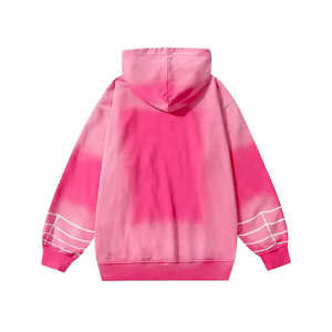 ออกแบบโลโก้ตามสั่ง เสื้อฮู้ดดี้ผู้ชายทรงโอเวอร์ไซส์ ผ้าฝ้าย 100% คุณภาพสูง สไตล์วินเทจ สตรีทแวร์ ลายพิมพ์ดิจิตอลแบบแอซิดวอช สำหรับฤดูหนาว ชุด 2 ชิ้น - Product Image 4