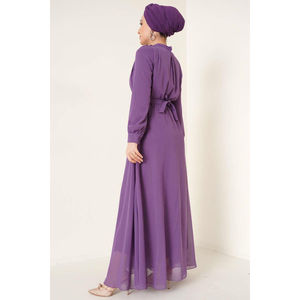 Nueva temporada mujer invierno ropa islámica Abaya vestido Kaftan túnica Dubai musulmán islámico moda turco hecho vestidos islámicos - Product Image 4