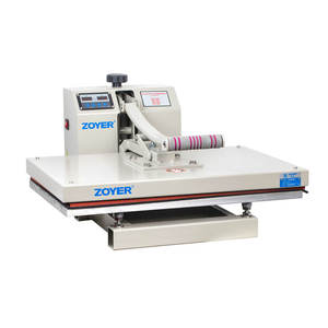 Nouvelle presse à chaud pneumatique automatique à plat ZY-HP4060 pour vêtements AC 110V - Product Image 1