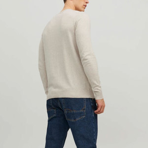 Sweat-shirt à manches longues coupe ajustée pour hommes, épaules tombantes, col rond, couleurs et tailles mélangées pour un ajustement confortable - Product Image 6