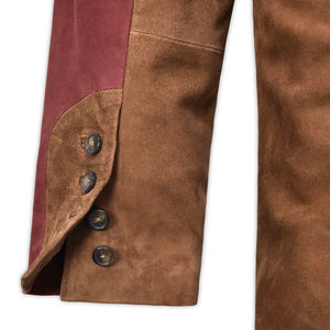 Chaquetas de cuero de moda con logotipo personalizado, chaqueta de cuero de piel de cabra para hombre, chaqueta de invierno de cuero delgada personalizada de alta calidad para hombre - Product Image 5