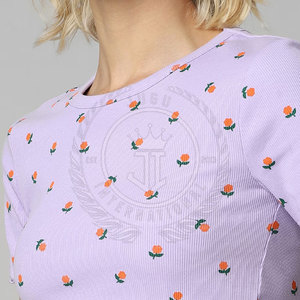 Camiseta Corta Personalizada con Tu Propio Diseño para Mujer, Talla Grande, Verano, Casual, Ecológica, Transpirable y de Secado Rápido - Product Image 6