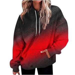Sweat-shirt pour femme surdimensionné léger personnalisé de la meilleure qualité, épaules tombantes, streetwear, sweats-shirts pour femmes - Product Image 1