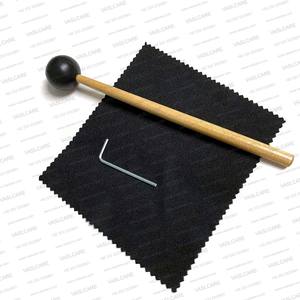 Juego de Diapasones OM de 136.1 Hz con Mazo, Acero Inoxidable y Aluminio con Recubrimiento Negro, Herramienta de Sanación por Sonido de Vaslcare - Product Image 6