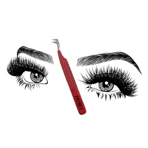 90 Degree Eye Lash Extension Tweezer Stainless Steel False Eye Lash Tools - Product Image 3