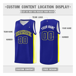 Maillot de basket-ball personnalisé réversible 100% short de basket-ball en polyester uniforme de sport d'été pour hommes Laker - Product Image 3