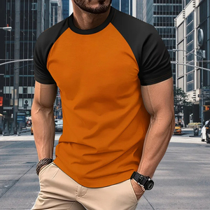 Haute qualité 95% coton 5% Spandex Logo privé personnalisé vêtements d'entraînement vêtements de sport vêtements de fitness T-shirt vierge uni pour hommes - Product Image 5