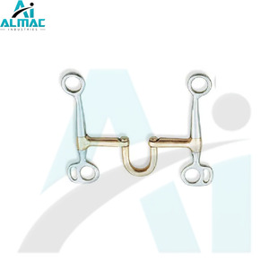 Broca De Filete de puerto bajo duradera ALMAC para entrenamiento broca reutilizable con respuesta De rienda equilibrada y comodidad bucal para uso ecuestre - Product Image 3