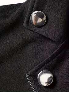 Veste décontractée pour femme avec fermeture éclair métallique et ourlet irrégulier, style transfrontalier - Product Image 4