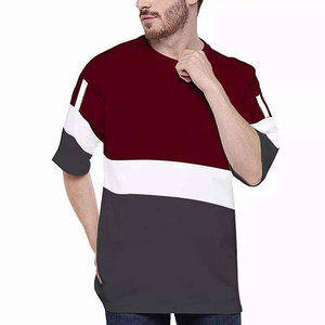 T-shirt Homme Coupe Décontractée Oversize en Coton Épais Style Urbain Fournisseur OEM ODM Vente en Gros - Product Image 2