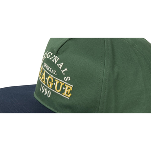 Cappello da baseball da uomo <span class=keywords><strong>Jack</strong></span> <span class=keywords><strong>Jones</strong></span>, alla moda, a 5 pannelli, con visiera curva, in tessuto twill verde, con motivo a lettere sportivo, vestibilità regolare - Product Image 3