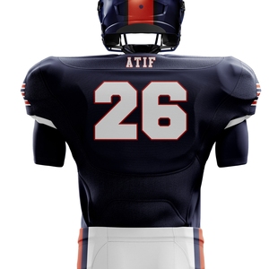 Uniforme de fútbol americano de alta calidad para hombres Jersey y pantalones de equipo personalizados Ropa deportiva personalizada de sarga de aparejos transpirables - Product Image 3