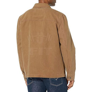 Vente en gros de veste d'hiver décontractée grande taille avec logo personnalisé respirant imperméable nylon polyester toile tricotée utilitaire mouton - Product Image 5
