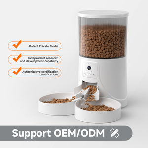 Mangeoire automatique sans fil 6L Smart Dog Cat Food Dispenser Timer Programmable Feeding Bowl Voice Recording App Control - Product Image 4