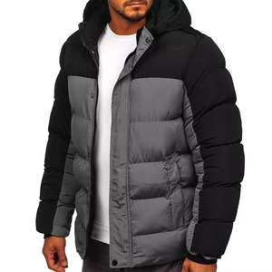 Chaqueta Acolchada con Capucha para Hombre, Chaqueta de Invierno para Clima Frío, Roja, Informal, para Exteriores, Proveedor Mayorista - Product Image 2