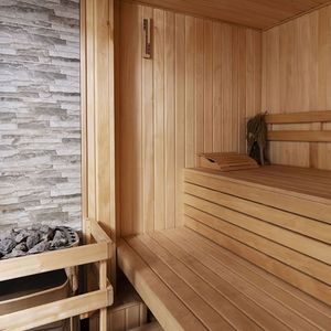 <span class=keywords><strong>Sauna</strong></span> extérieur de luxe en cèdre rouge <span class=keywords><strong>Sauna</strong></span> à vapeur humide <span class=keywords><strong>mobile</strong></span> personnalisable avec humidificateur Design moderne pour la maison et les centres de villégiature - Product Image 5