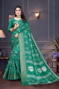 Blusa de moda india Georgette tela Sari diseñador étnico Digital impreso nupcial Sari para adultos última fiesta desgaste Boutique - Product Image 6