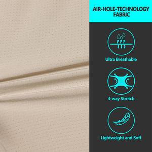 Camisas de Pesca de Alto Rendimiento, Tejido de Poliéster y Elastano, Estilo Urbano, Color Sólido, Camisas de Pesca para Mujer - Product Image 3