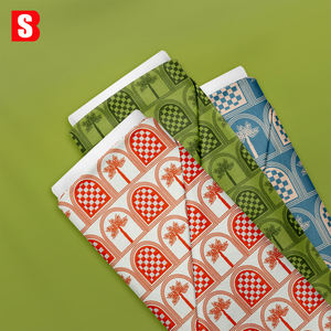 Bessi personnalisé numérique imprimé Liberty Tana pelouse coton tissu vêtements biologiques été palmier conception pour sac chemise divers - Product Image 1