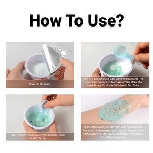 JMFREE ขายส่งเกาหลีความงามมืออาชีพใบหน้าเยลลี่ลอกออกหน้ากากผลิตภัณฑ์ดูแลผิวแบบจําลองหน้ากากถ้วยแพ็ค 28g - Product Image 6