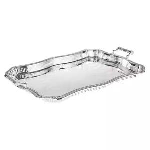 Plateau de service en aluminium de qualité superfine et luxueuse Durable et fiable pour le service à la clientèle Produit de haute qualité dans le service - Product Image 1