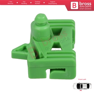 Clips de reparación de regulador de ventanilla eléctrica BWR24 delantero izquierdo para 306 1992-2003 4/5 puerta HB Sedan Saloon 9221C2 Bross Auto Parts - Product Image 6
