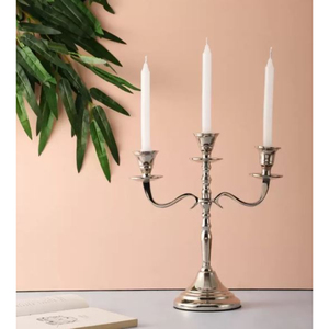 Bougeoir de conception classique pour la décoration intérieure bougeoir en aluminium de fête de mariage à manger à prix raisonnable - Product Image 4