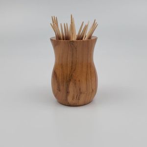 Classic Design High Quality Fashion Wooden <b>Toothpick</b> <b>Holder</b> Container Eco Friendly Solid Wood <b>Toothpick</b> Storage for Hotels - Product Image 5
