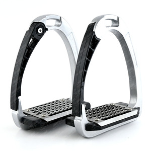 Étriers professionnels en acier inoxydable de sécurité pour enfants pour l'équitation d'endurance sauter fonction anti-traînée à ressort léger - Product Image 6