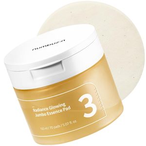 Productos coreanos para el cuidado de la piel, almohadilla de tóner Original para el cuidado de la cara, Numbuzin Skincare No.3 Radiance Glowing Jumbo Essence Pad 150ml / 70 almohadillas - Product Image 2