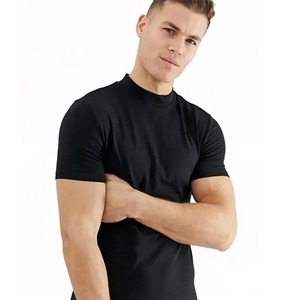 Camisetas Básicas Elegantes para Hombre, 180G, 100% Algodón Peinado, Color Rosa, Talla Americana, con Estampado Gráfico en la Parte Delantera - Product Image 4