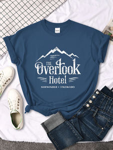Camiseta unisex The Overlook Hotel The Shining Y2K Style, camiseta de moda fresca, ropa informal transpirable, camiseta de verano que combina con todo para mujer - Product Image 1