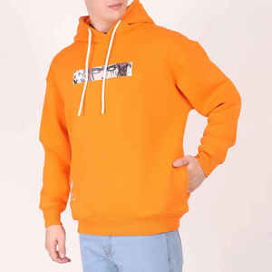 Fabricant de sweat-shirt à capuche abricot personnalisé de haute qualité avec logo imprimé Dtf à capuche - Product Image 4