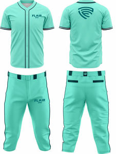 Vente en gros conception personnalisée sublimation respirante ensemble de maillot de baseball grande taille chemise à la mode pour vêtements de softball - Product Image 5