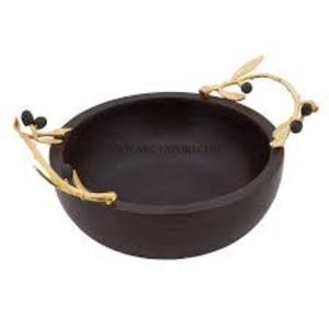 Tazón para servir comida de decoración de mesa de madera Natural de Diseño Estándar, tazón de cocina moderno de calidad superior con forma personalizada - Product Image 5