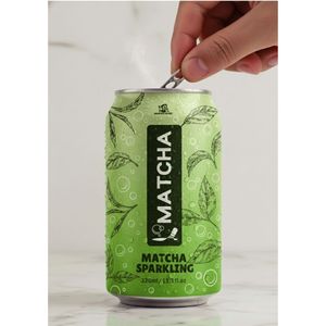 Té Verde Matcha Espumoso en Lata de 320 ml (Enlatado) OEM de Taiwán - Product Image 4