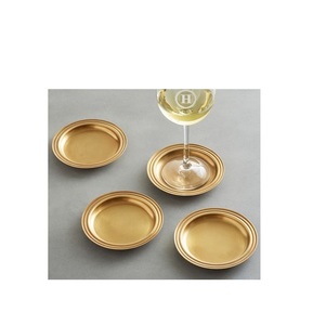 Customized Brass <b>Coaster</b> Best Design Round Shape Decorative Brass <b>Coasters</b> Attractive Design <b>Gold</b> Brass <b>coaster</b> - Product Image 5