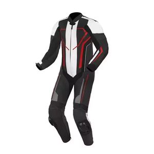 Traje de carreras de cuero de moto bloqueado de Color transpirable de alta calidad de primera calidad personalizado para hombre traje de carrera de cuero genuino todas las estaciones - Product Image 5