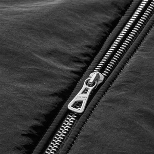 2026 Mens Stylish Black <b>zip</b> <b>up</b> <b>jacket</b> with oversized collar modern and versatile for all seasons - Product Image 6