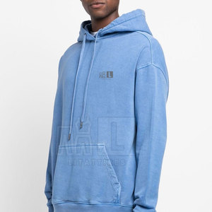 เสื้อฮู้ดผ้าซักกรดสำหรับผู้ชายผ้าคอตตอน100% มีฮู้ดสำหรับฤดูหนาว - Product Image 5