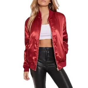 2025 dames en cuir de mouton véritable veste dames recadrée Bomber Style mode printemps en cuir véritable veste femmes Bomber vestes - Product Image 4