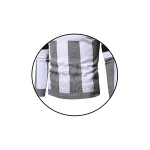 Pull en laine mélangée pour homme, tendance, confortable, coupe ajustée, pull en tricot doux en coton - Product Image 6