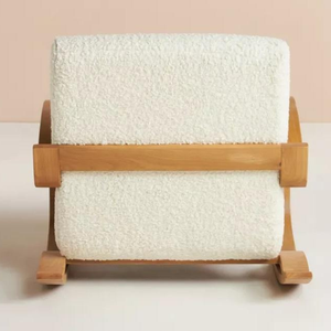 Sillón Mecedora Individual de Lujo, Estilo Vintage con Estilo Moderno para Decoración del Hogar y Decoración de Jardín - Product Image 4