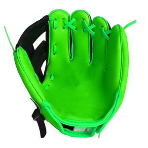 Unisex personalizable tamaño béisbol Softball Infield guantes bajo MOQ suave transpirable cuero sintético mano derecha tiro Tallas grandes - Product Image 2