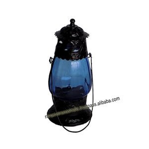 Nuevas linternas colgantes de Metal creativas más calientes con tapa y vidrio para eventos, boda, restaurante, decoración - Product Image 5