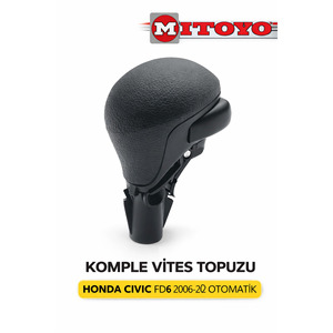 Palanca de Cambios Automática de Cuero Original para Honda Civic FD6 2006-2012, Ensamblaje de 6 y 5 Velocidades, Ajuste Perfecto - Product Image 1