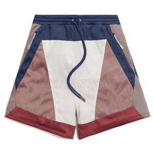 Pantalones cortos de malla de talla grande personalizados de verano para hombre, pantalones cortos informales transpirables de buena calidad para hombre, pantalones cortos de verano para correr, pantalones cortos de malla para Fitness - Product Image 1