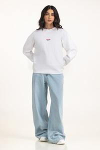 Sudadera de Algodón de Gran Tamaño para Mujer, Estilo Holgado, con Logotipo Personalizado Bordado, Tejido de Felpa para Invierno 2024-25 - Product Image 3